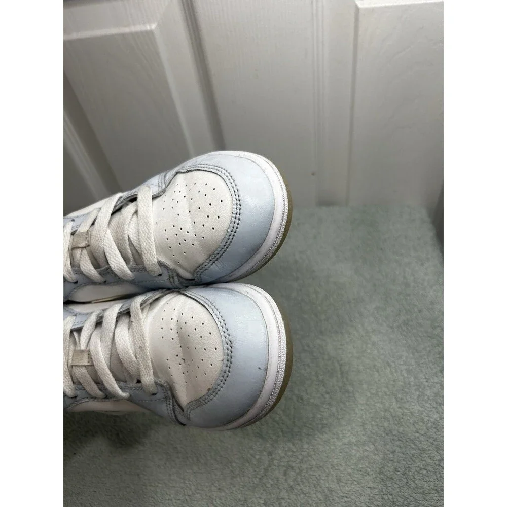 Nike Air Jordan 1 Mid GS White Ice Blue DQ9118-400 Youth Size 3Y Sneakers